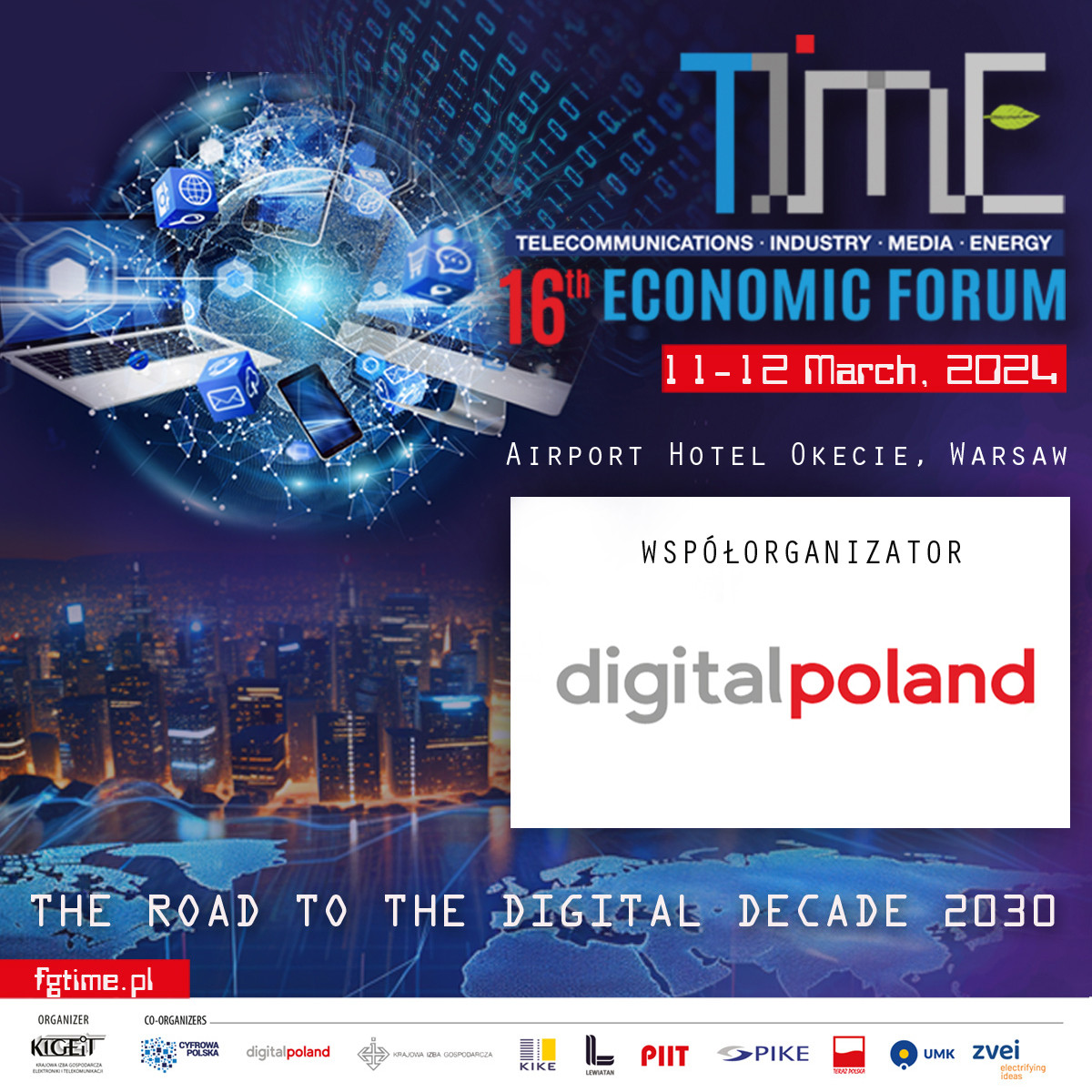 Zapraszamy do udziału w XVI Forum Gospodarczym TIME 2024